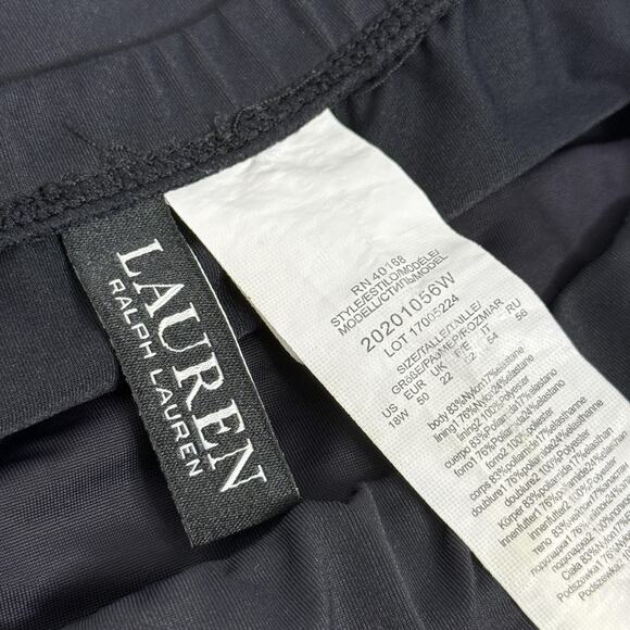 Ralph Lauren Bikini Bottom Womens 18W High Waist Ruched Swim Plus RLL - Picture 3 of 5